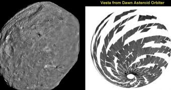 Dawn has been orbiting Vesta since July 2011