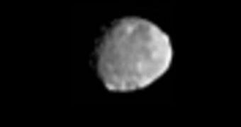This June 20 image Dawn captured shows the asteroid Vesta, the largest in the solar system