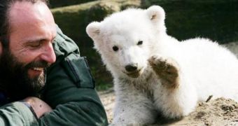 Dead polar bear cub's fur is used to make a replica of the animal