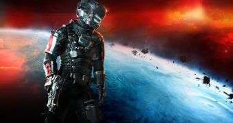 The Mass Effect 3 N7 bonus suit in Dead Space 3
