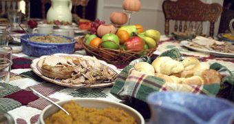 Traditional Thanksgiving dinner