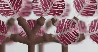Decorative Tree Can Also Absorb Light and Generate Power