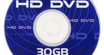 Dual-Layer HD DVD disc