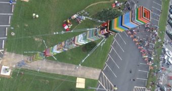 Largest LEGO tower is erected in Delaware