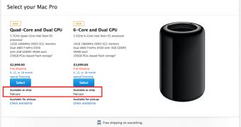 Mac Pro on the Apple online store