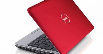 Dell Inspiron Mini 9 in red