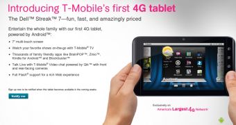 T-Mobile goes official with Streak 7 release date