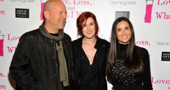 Bruce Willis and Demi Moore attend Rumer's musical performance but ignore each other