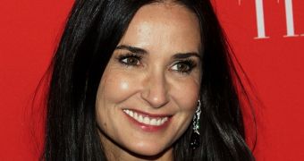 Demi Moore in 2010, when still happily married to Ashton Kutcher