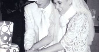 Ashton Kutcher and Demi Moore on their wedding day 6 years ago