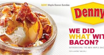 Denny’s kicks-starts the celebration of bacon, Baconalia, with the Maple Bacon Sundae