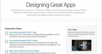 Apple's new "Design" section tutors developers on making great-looking apps that also work well