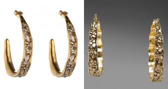 Similar earrings by Alexis Bittar and Kim Kardashian