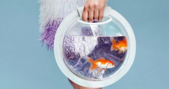The RSPCA speaks against one designer's idea to create fishbowl purses and backpacks