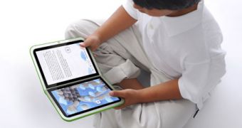 The new XO2 can also be used as an eBook