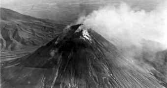 Mount Merapi is seen here during an eruption in 1930