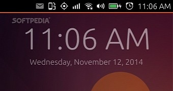 Ubuntu Touch RTM welcome screen