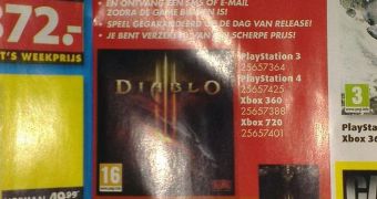 Diablo 3 listing for all consoles