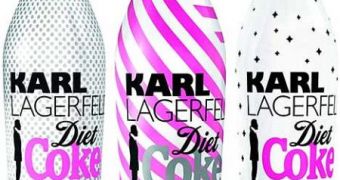 Diet Coke designer bottles by Karl Lagerfeld, the 2011 collection