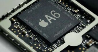 Apple A6 chip mockup