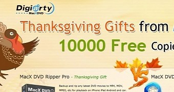 Digiarty Software Gives Away 10,000 Copies of MacX DVD Ripper Pro