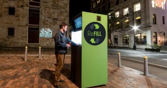 ReFILL is an interactive container that transforms recycling into an engaging experience