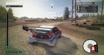It's easy to drift with a keyboard in Dirt 3