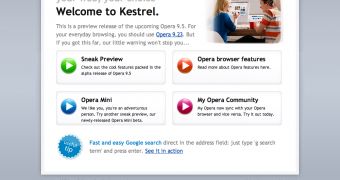 The new Opera browser