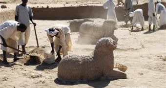 Inscriptions on three ancient Meroitic ram statues could help in deciphering the language
