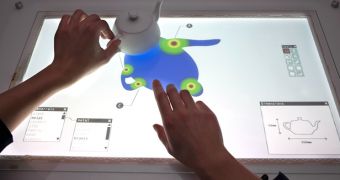 Disney researchers combine the technology with a touchscreen