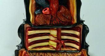 Odd cake has guts, bones and even blood vessels, is perfectly good to eat