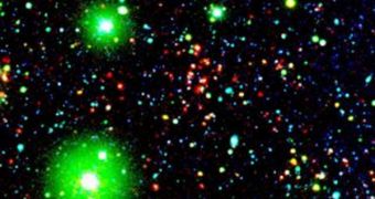 XMM-Newton image showing the most distant galaxy cluster in the known Universe