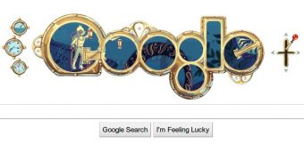 The Jules Verne Google doodle