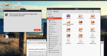 Ubuntu with flat theme