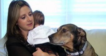 Adopted pooch saves the life of a 9-week-old infant