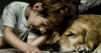 Owning a dog is healthy for children