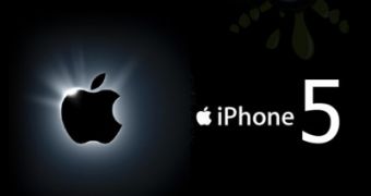 Banner depicting an alleged iPhone 5 event made to look like an official piece of marketing material by Apple Inc.