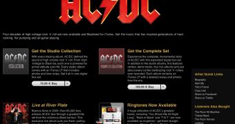 AC/DC on iTunes