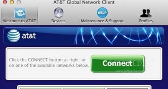 AT&T Global Network Client screenshot
