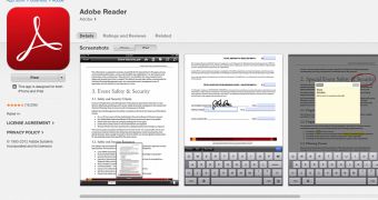 Adobe Reader on iTunes