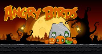 Angry Birds Halloween banner
