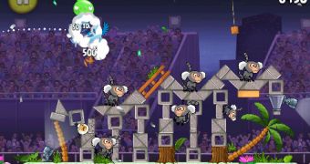 Angry Birds Rio gameplay screenshot