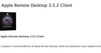 Apple Remote Desktop 3.5.2 update