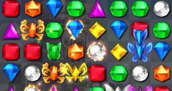 Bejeweled gameplay screenshot