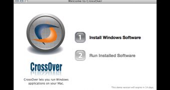 CrossOver installation screenshot