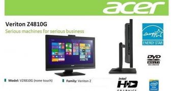 Acer Veriton Z4810G All-in-One Commercial Desktop