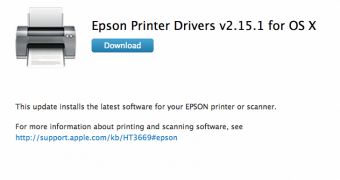 Epson Printer Drivers v2.15.1 for OS X