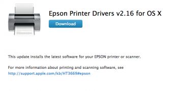 Epson Printer Drivers v2.16 available for download