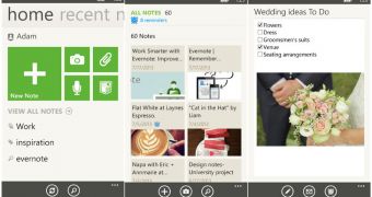 Evernote for Windows Phone (screenshots)