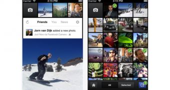 Facebook Camera iPhone screenshots